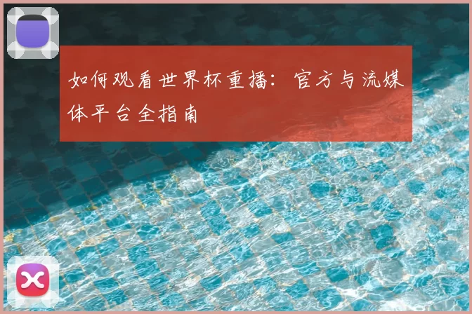 如何观看世界杯重播:官方与流媒体平台全指南